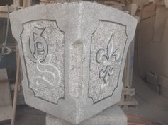 Betonwerk Sprenger Blumentopf aus Beton 2