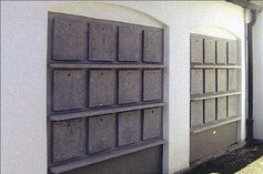 Betonwerk Sprenger Urnenwand aus Beton 1